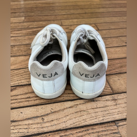 VEJA Esplar Sneakers Women's Size 9 White Leather Lace Up Low Top Designer - Picture 5 of 6